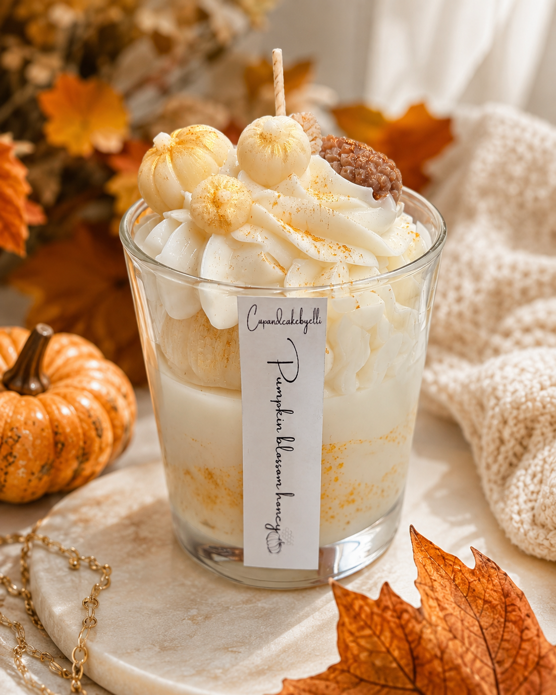 Pumpkin Blossom Honey – Herbstliche Dessertkerze aus Sojawachs | 230 ml
