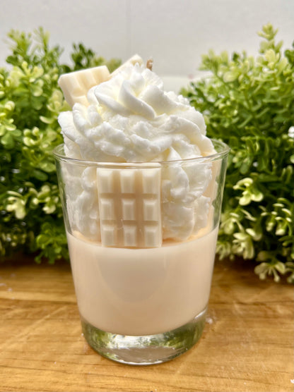 Weiße Schokolade Becher