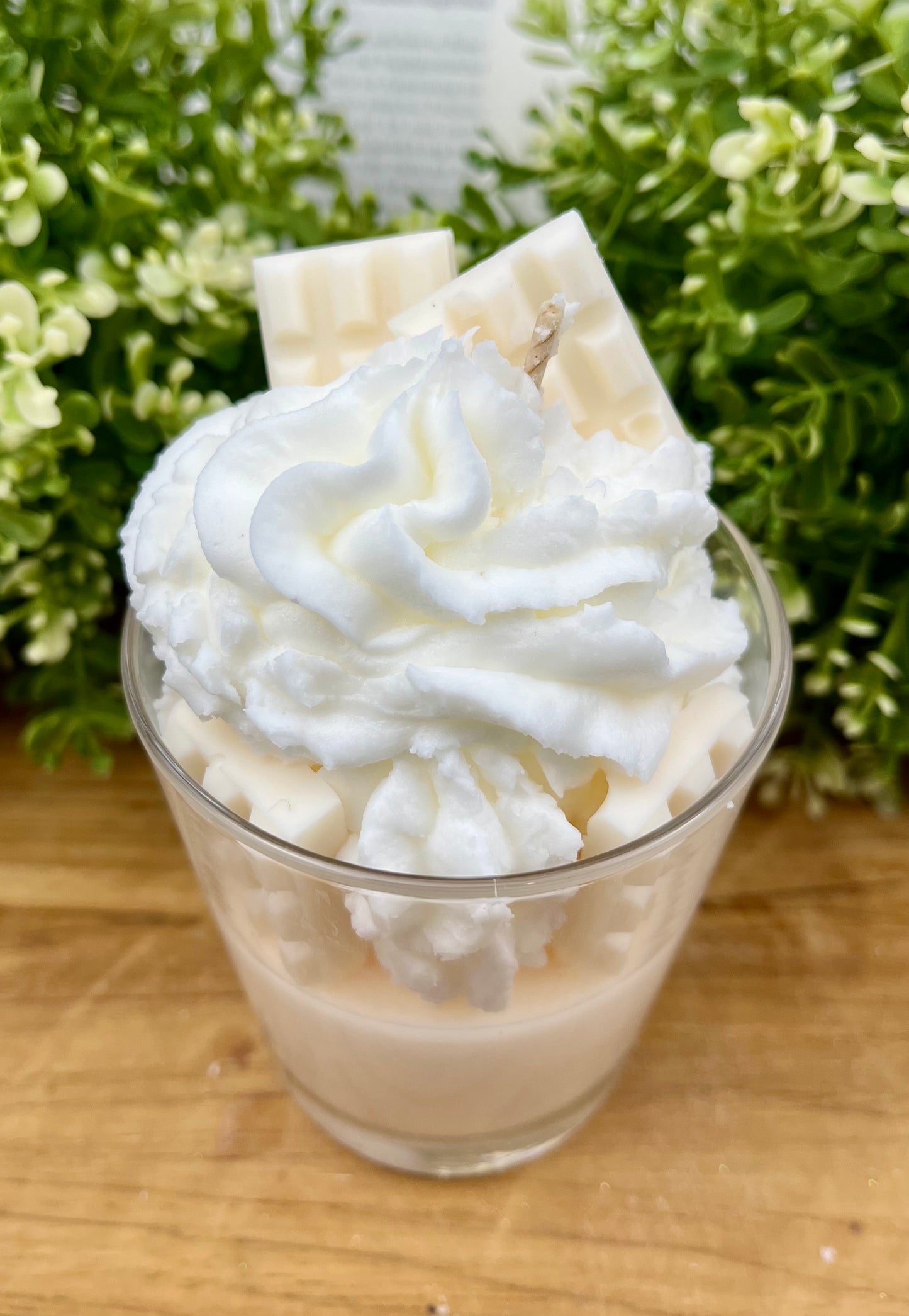 Weiße Schokolade Becher