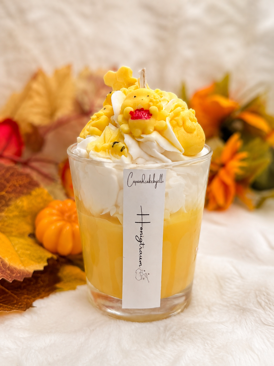 Honigtraum – Honigblüten-Dessertkerze aus Sojawachs | 230 ml