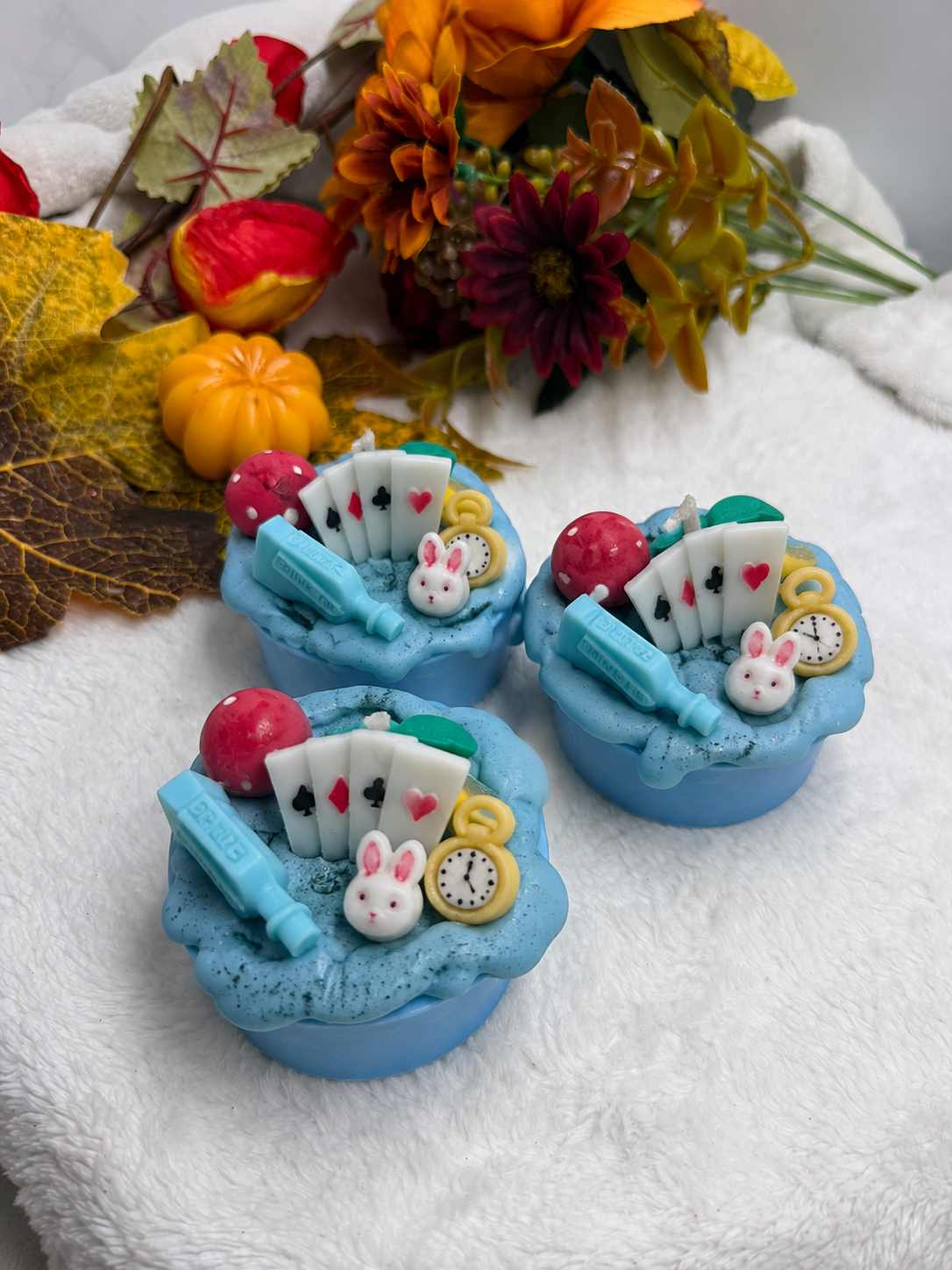 Wunderland-Törtchen – Blaubeer-Muffin-Duftkerze aus Sojawachs