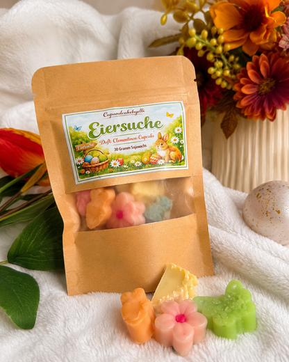Eiersuche – Clementinen-Cupcake Wax Melts aus Sojawachs | 30 g