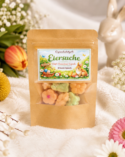 Eiersuche – Clementinen-Cupcake Wax Melts aus Sojawachs | 30 g