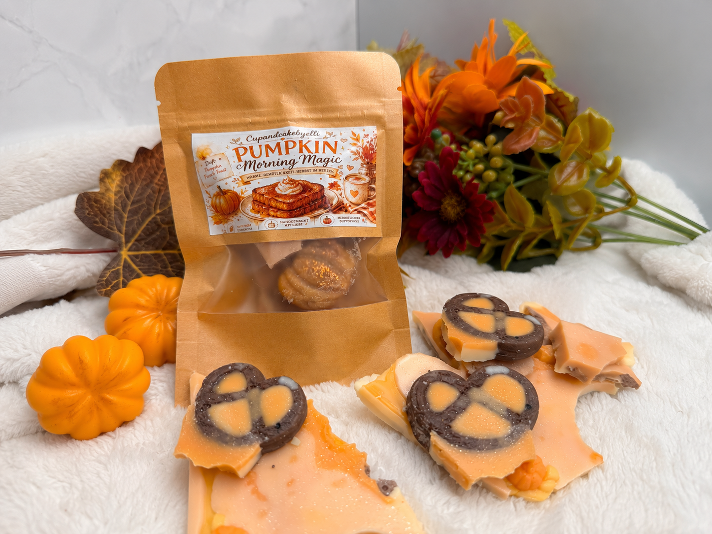Pumpkin Morning Magic – Pumpkin French Toast Wax Melts aus Sojawachs | 50 g