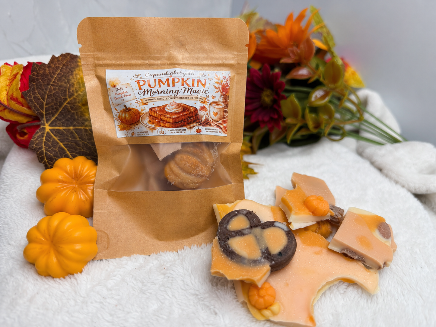 Pumpkin Morning Magic – Pumpkin French Toast Wax Melts aus Sojawachs | 50 g