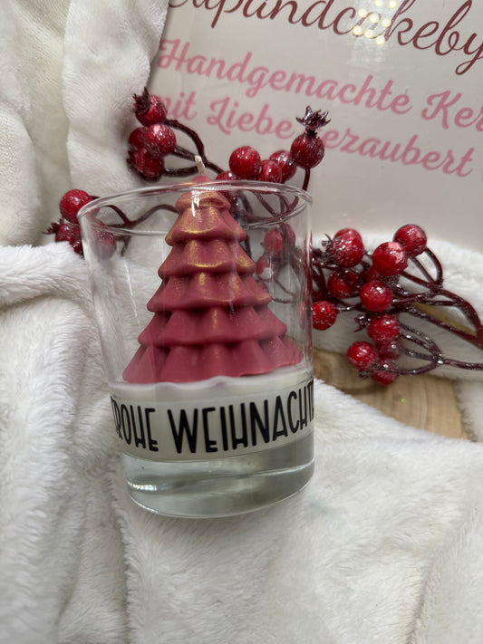 Frohe Weihnachten rot