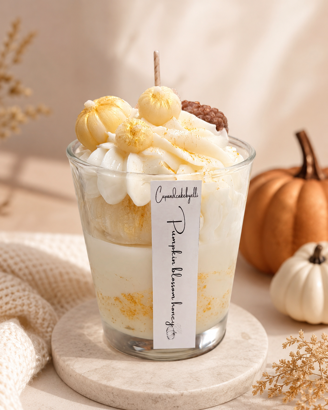 Pumpkin Blossom Honey – Herbstliche Dessertkerze aus Sojawachs | 230 ml